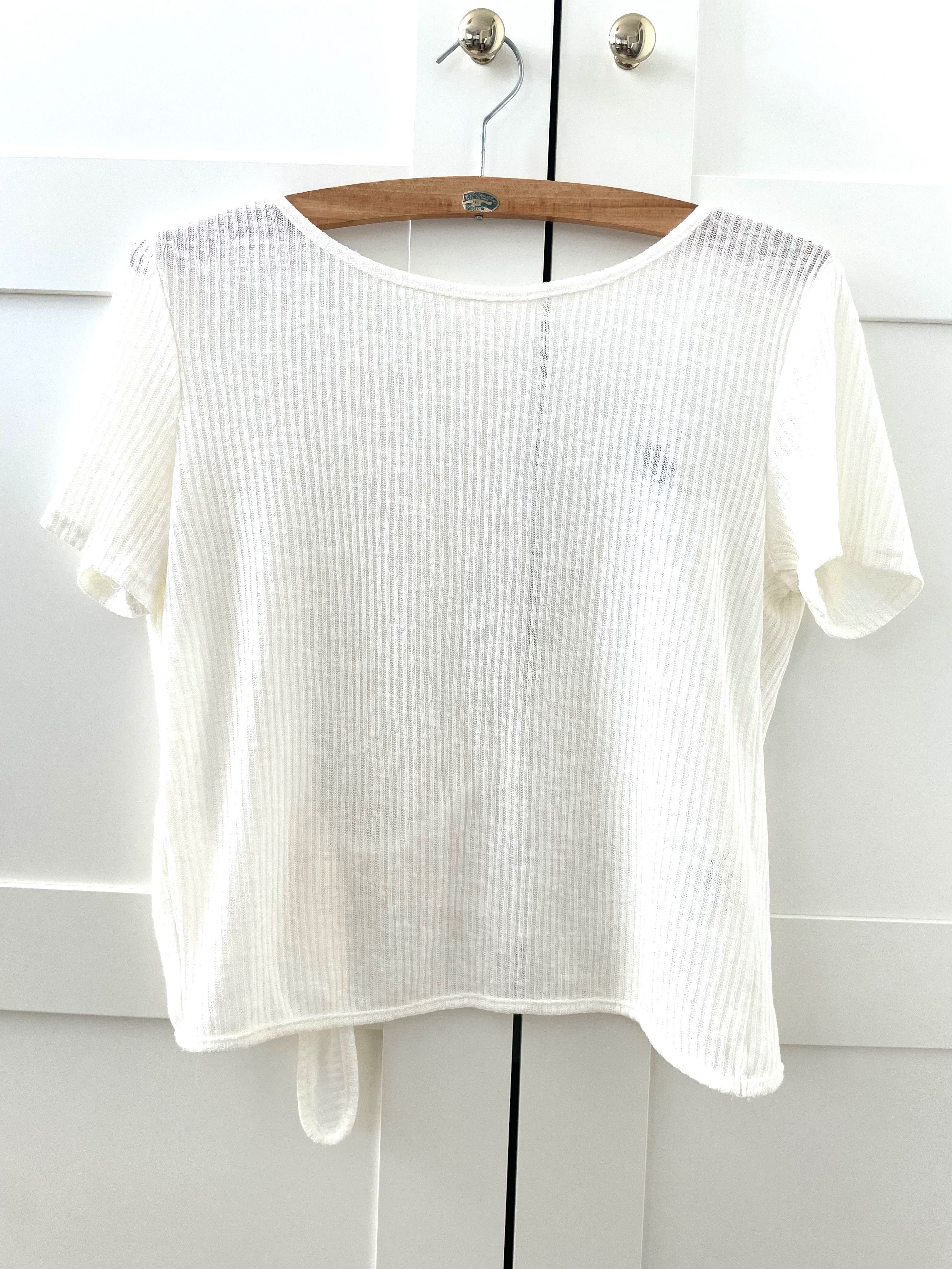Bluzka na lato H&M, XS, wiązana z tyłu