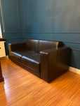 Sofa /Kanapa Skórzana z funkcją spania system belgijski