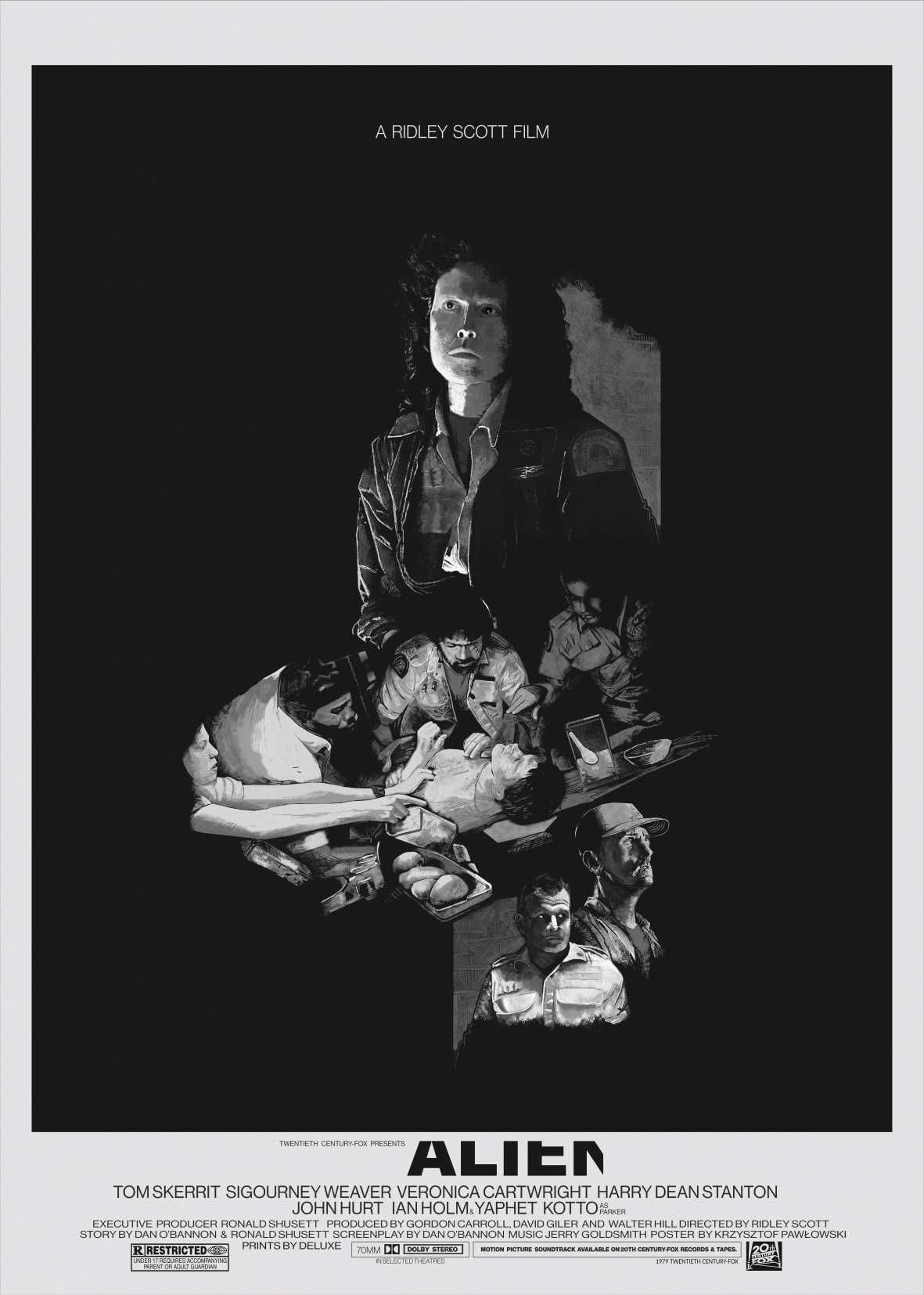 „Obcy – 8. pasażer Nostromo”  - plakat filmowy