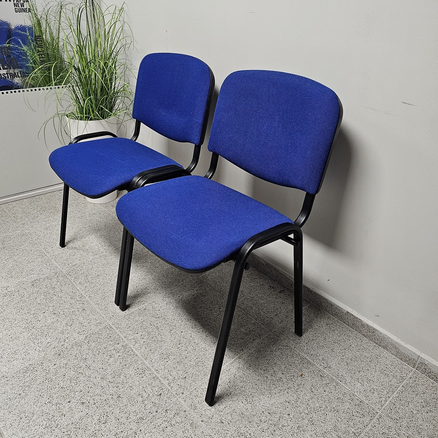 Krzesła tapicerowane, krzesło biurowe, komplet dwóch krzeseł
