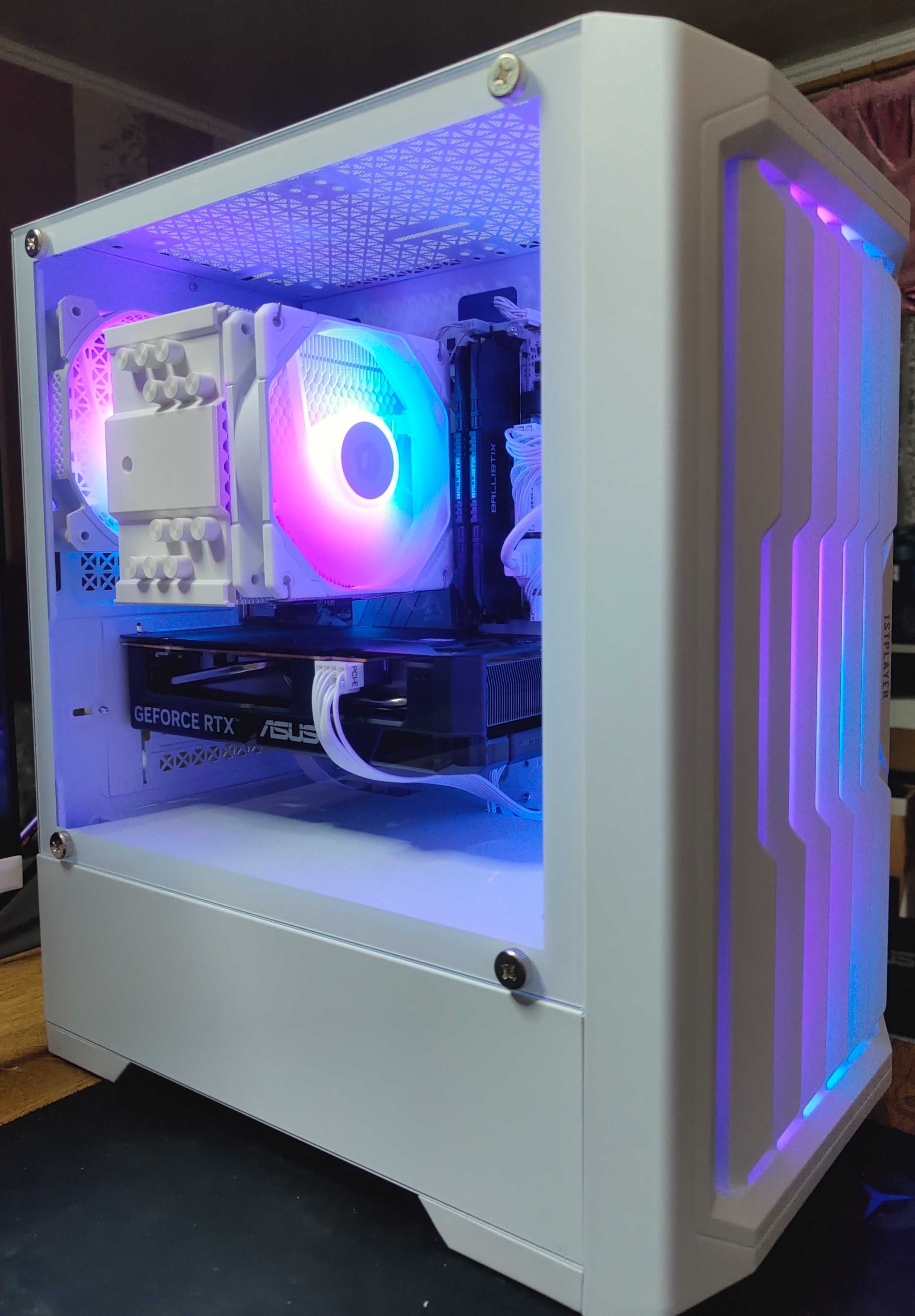 RTX5060 R7 5700X ОЗУ 32G M2 Новий Ігровий Комп'ютер Системний блок RGB