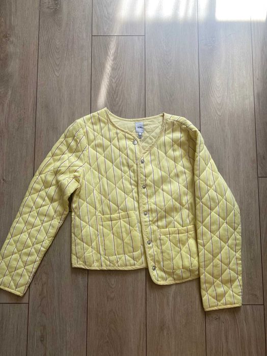 Жовтий піджак ICHI віскоза новий (36)