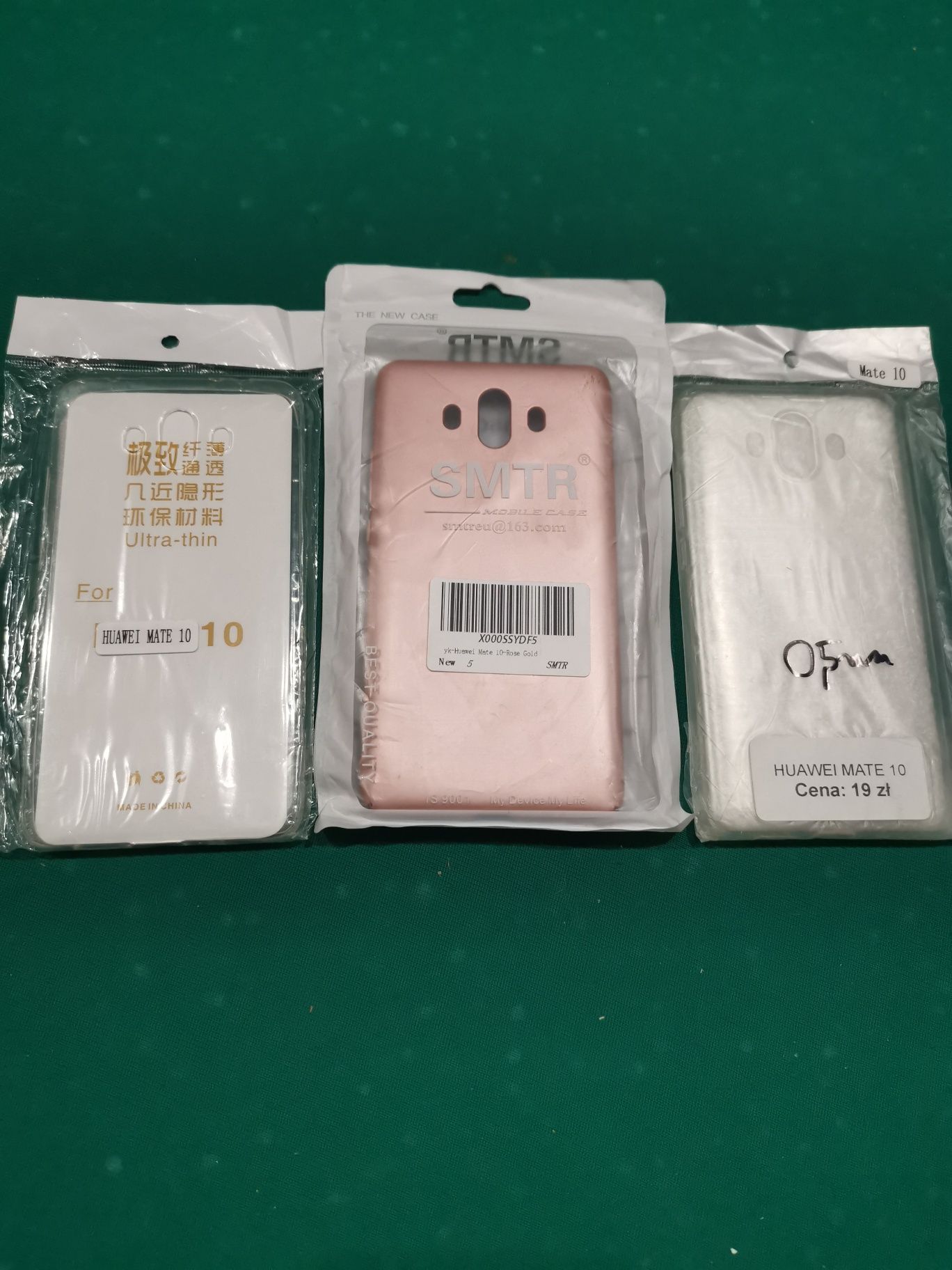 Komplet 3 sztuk etui plecki case nakładka do Huawei mate 10
