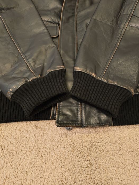 Чоловіча шкіряна куртка, кожанка /бомбер /авіатор /пілот XL/ Pall Mall