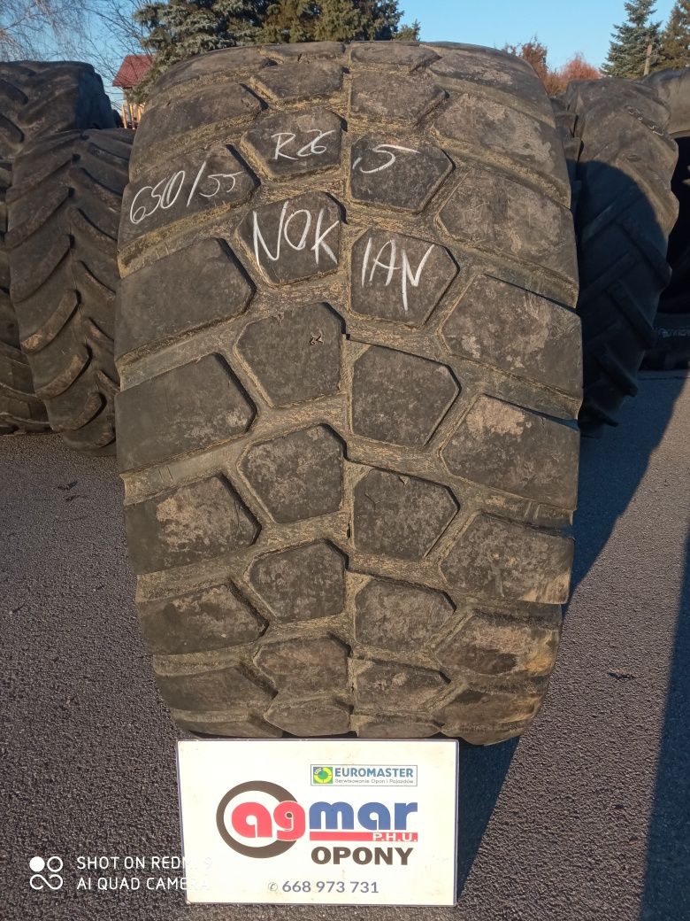 650/55R26.5 Nokian Opona używana rolnicza