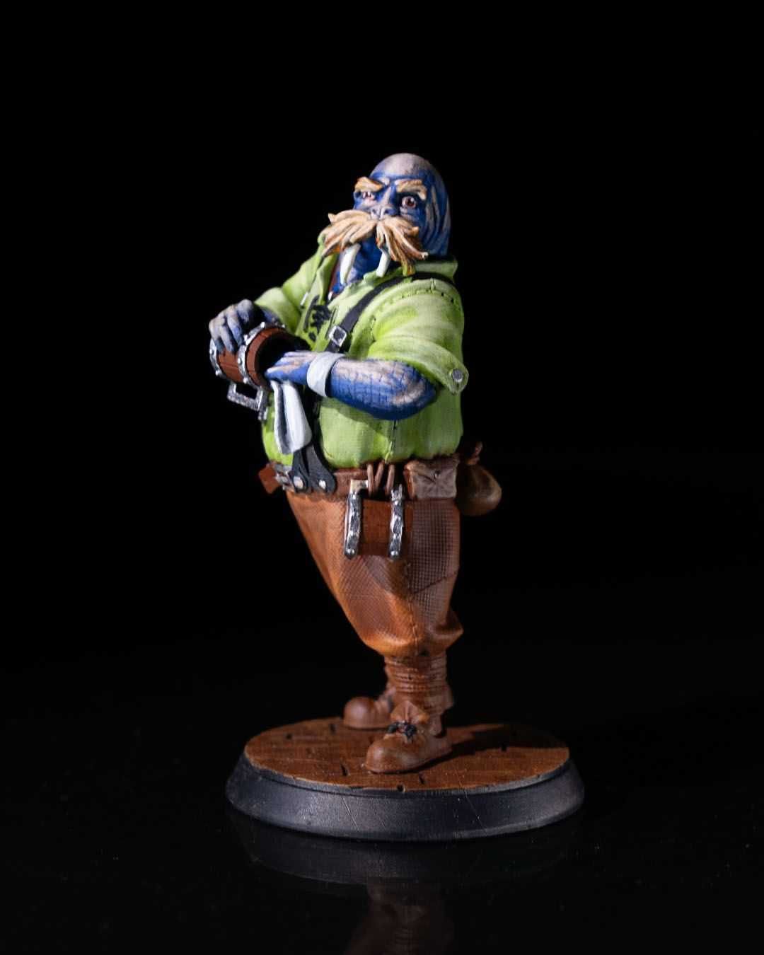Mr. Eugene Karczmarz Figurka 32mm 14K zgodna DnD RPG Pathfinder Warha.
