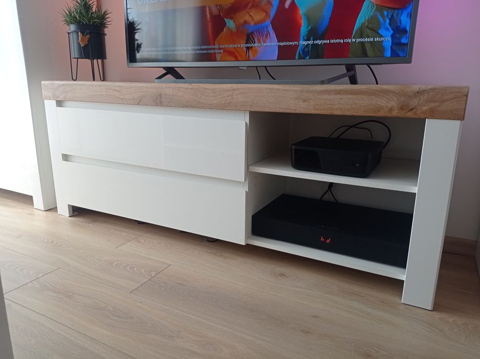 Szafka RTV Black Red White