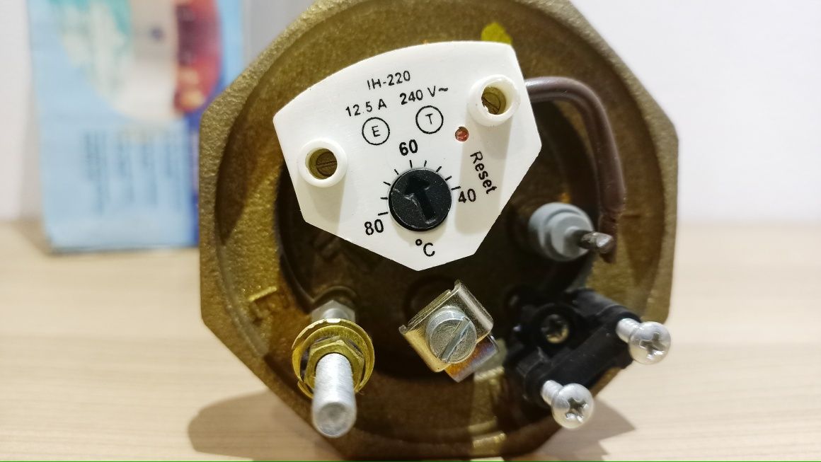 Grzałka basenowa 3kW bojlera pompy wody Tesla BEAB  z termostatem
