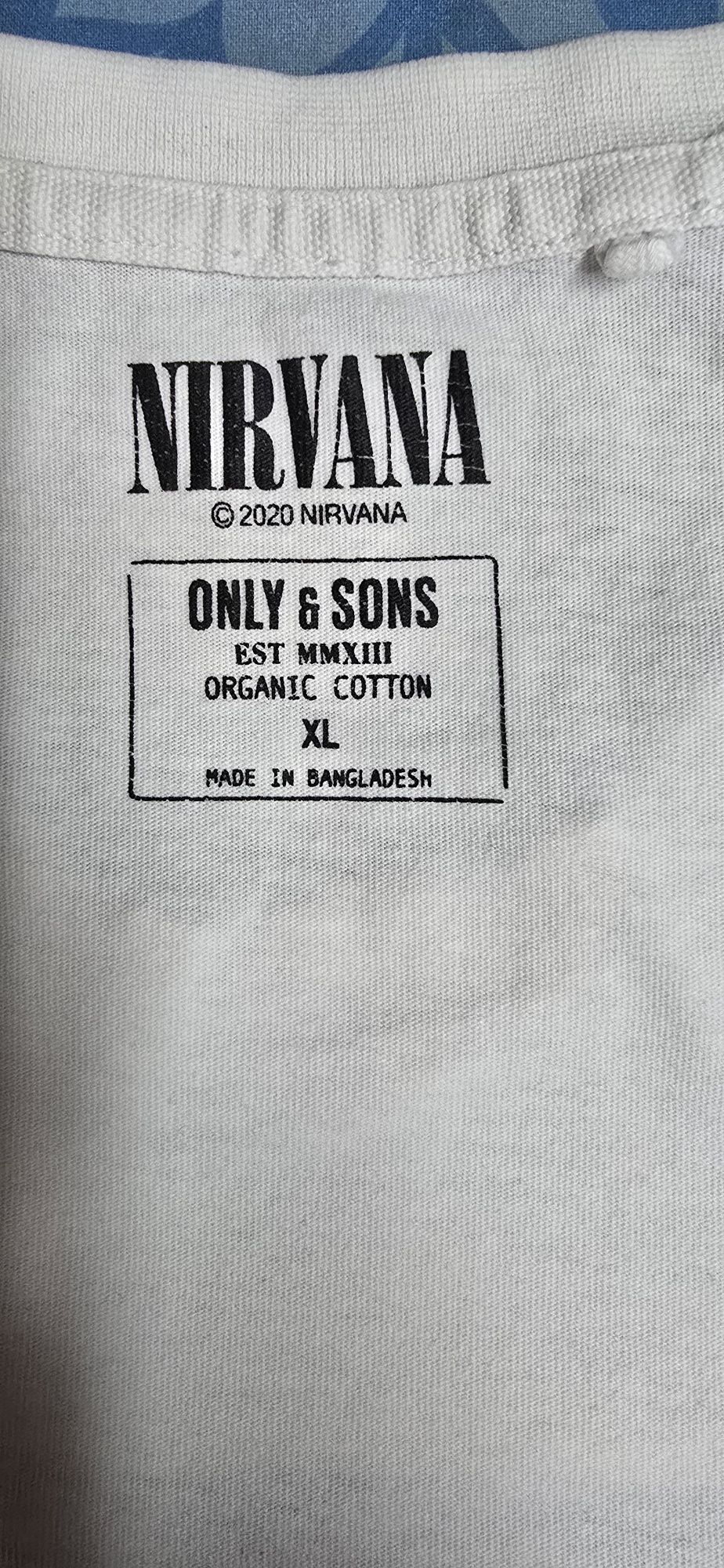 Kultowa koszulka zespołu Nirvana r. XL