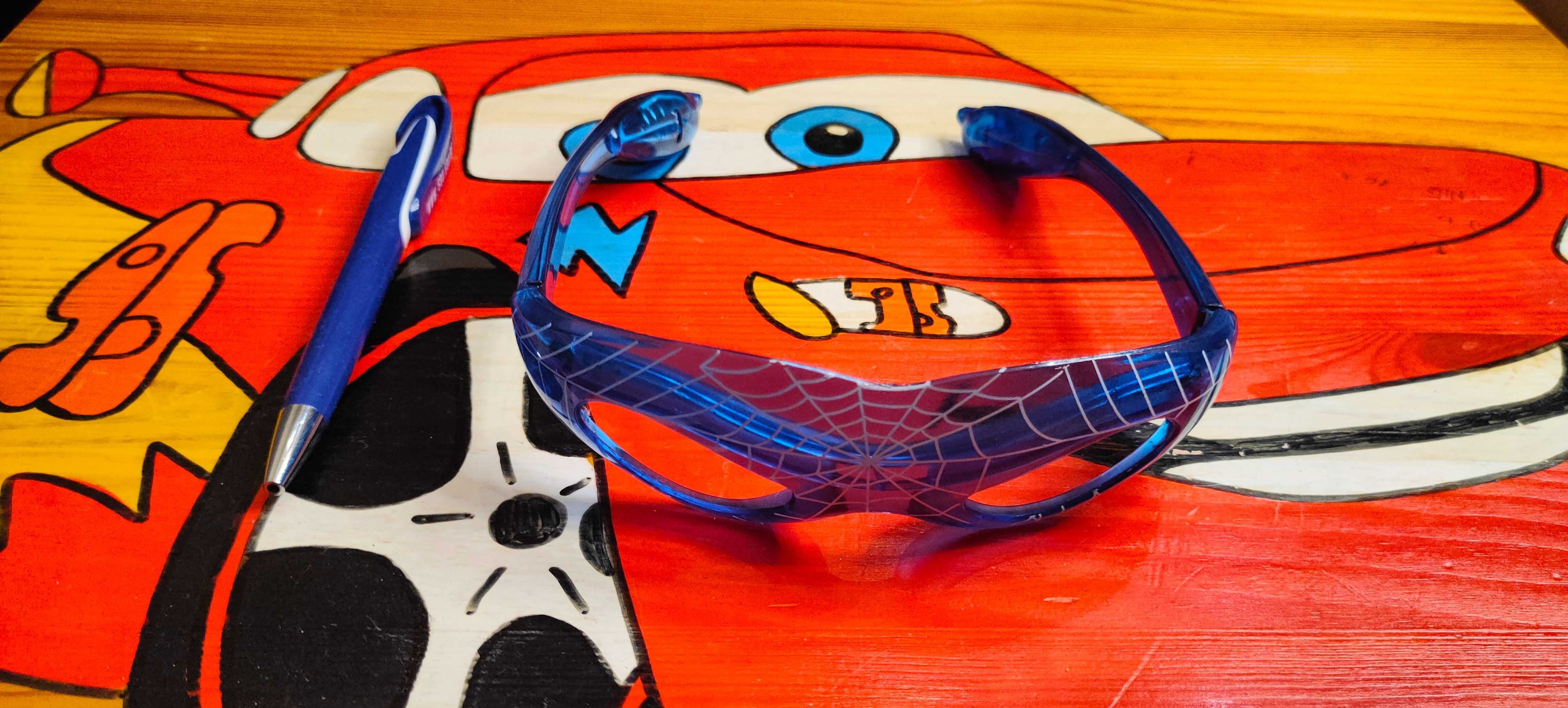 Zabawkowe okulary dla dzieci, Spiderman, świecą, 3 tryby świecenia