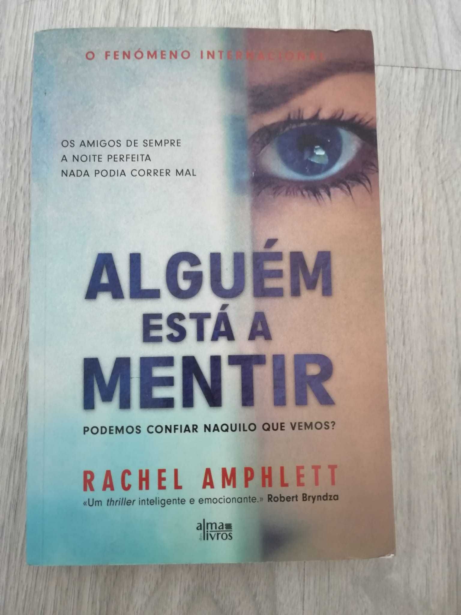Livro "Alguém está a mentir" de Rachel Amphlett