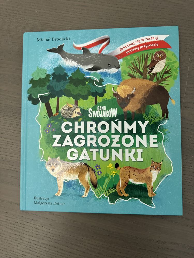 Książka chrońmy zagrożone gatunki