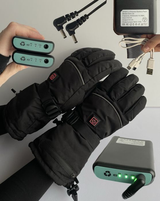Рукавички з ПІДІГРІВОМ  які водонепроникні !