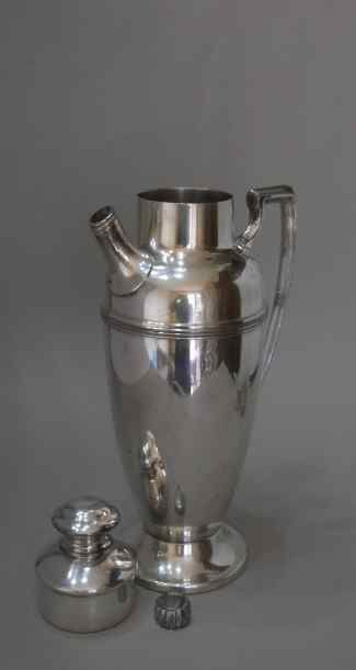 Антикварный коллекционный мельхиоровый миксер