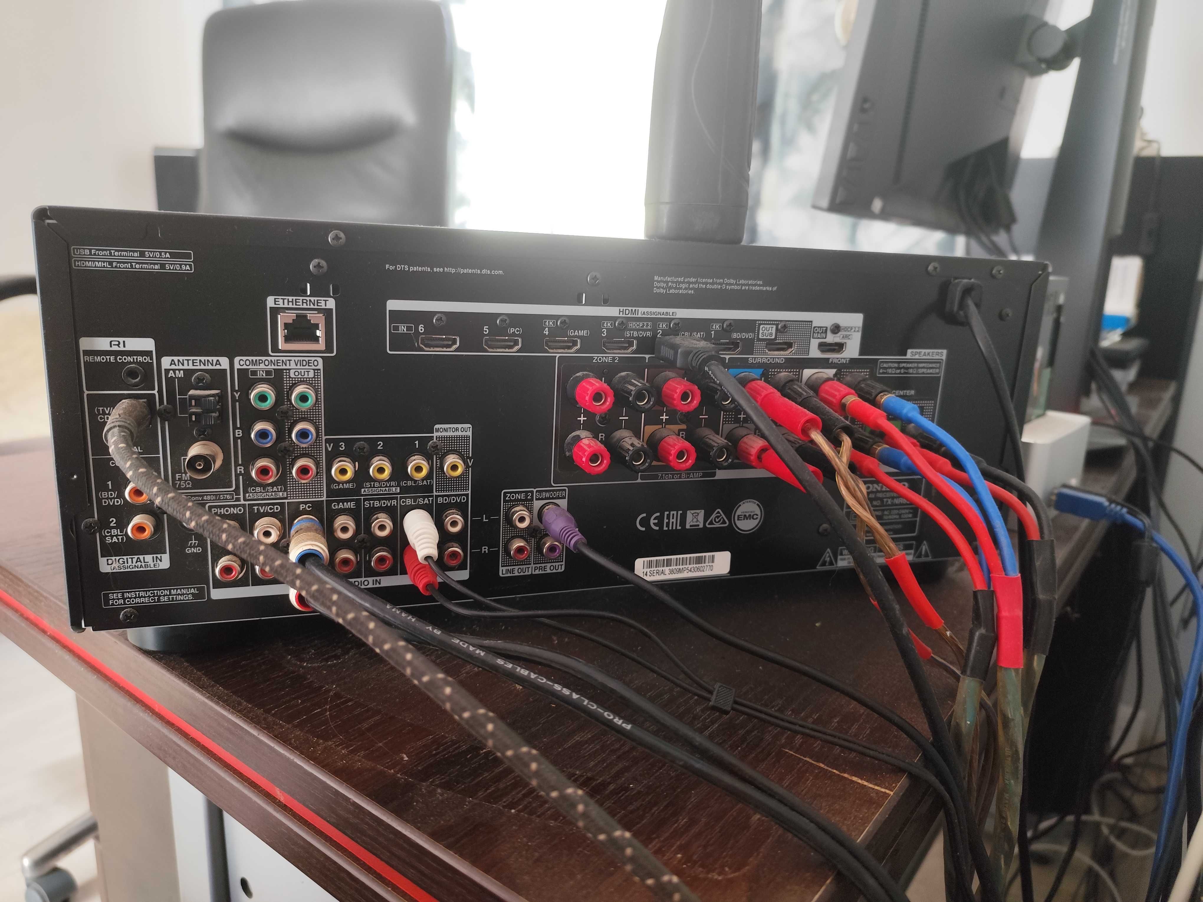 Amplituner ONKYO plus głośniki zestaw HI FI