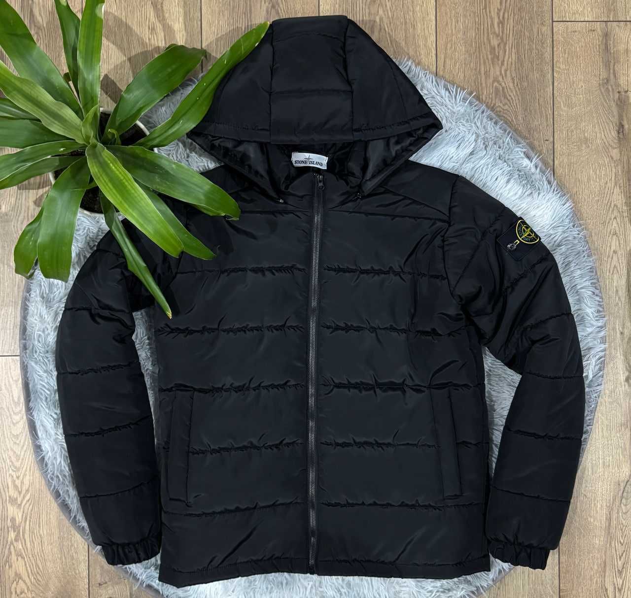 Новий чоловічий зимовий пуховик Stone Island