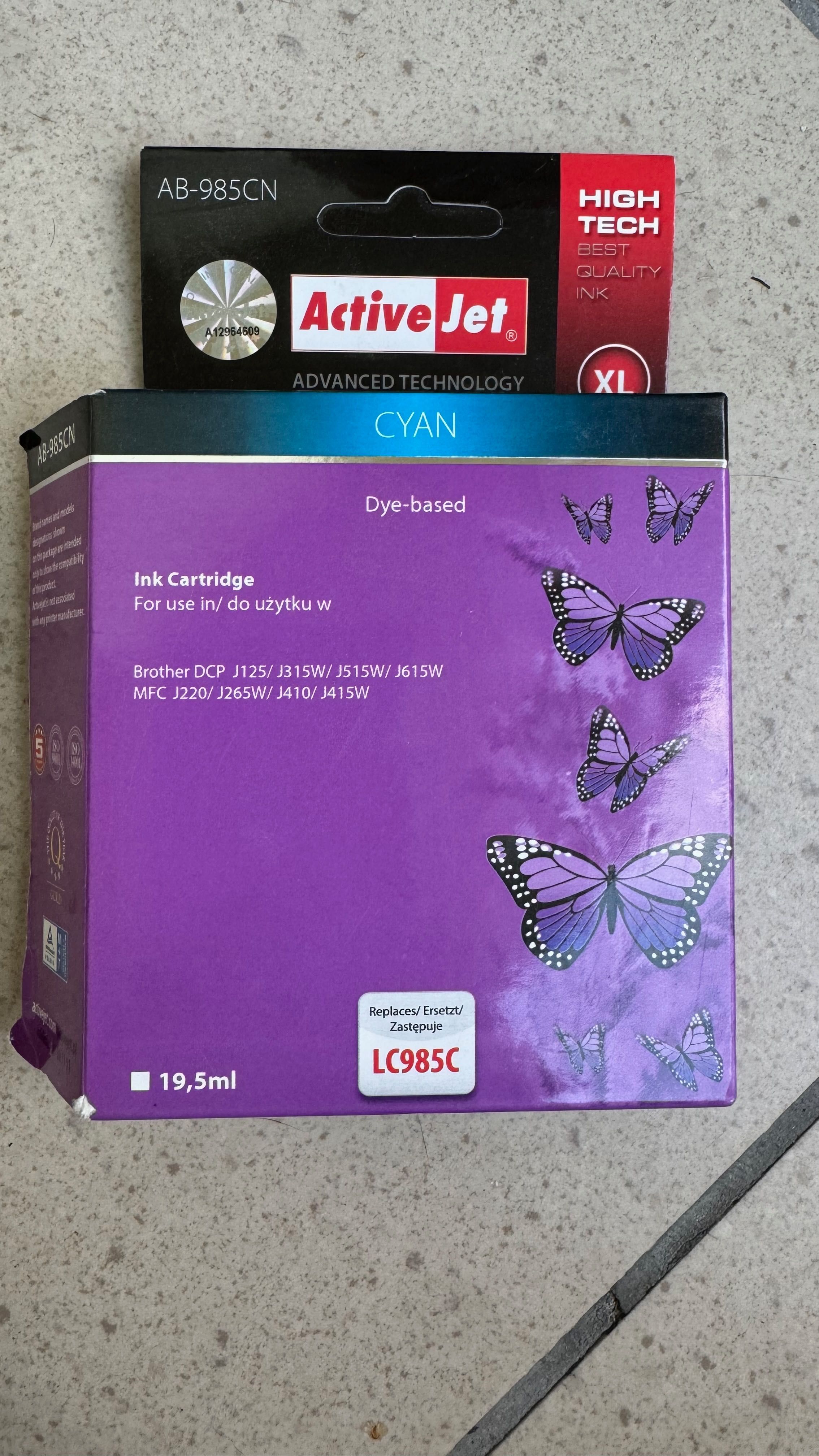 Tusz niebieski L985BK zamiennik do drukarki Brother DCP J125