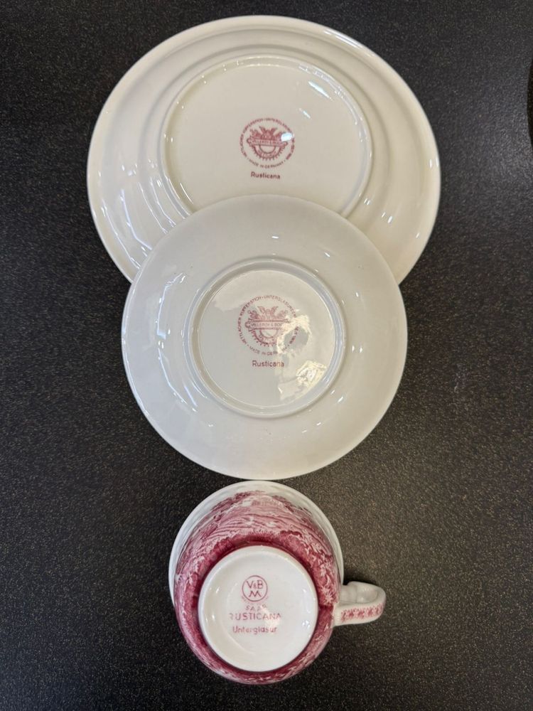 Фарфоровый чайно кофейный сервиз Villeroy Boch Rusticana GDR Германия