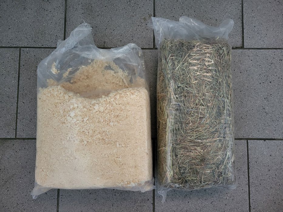 Sianko i trociny dla gryzonia