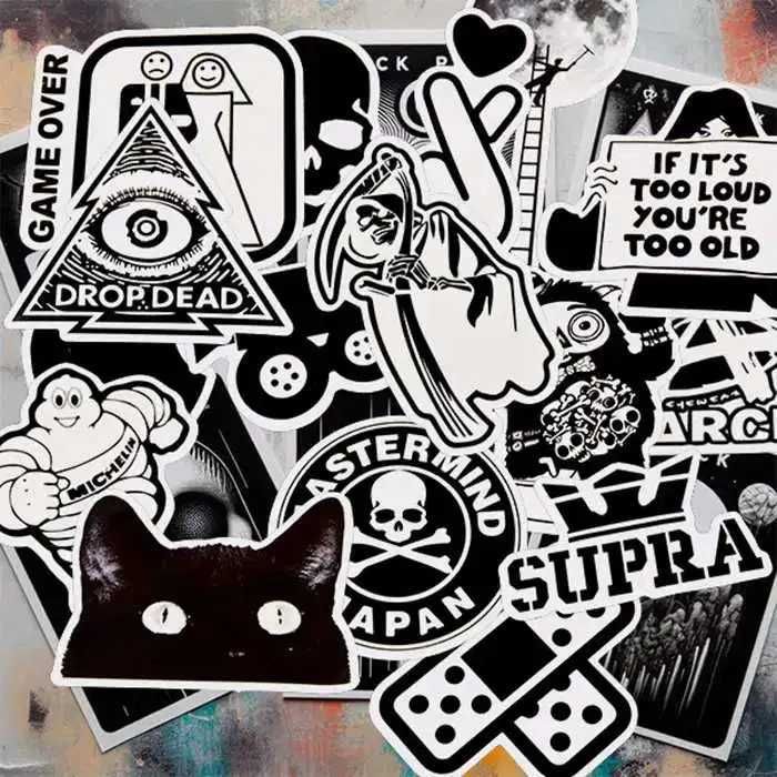 50 шт. Виниловые стикеры, наклейки, водонепроницаемые, для ноутбука