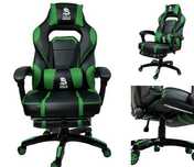 Fotel Gamingowy obrotowy do PS4 DEUS LARGE Green