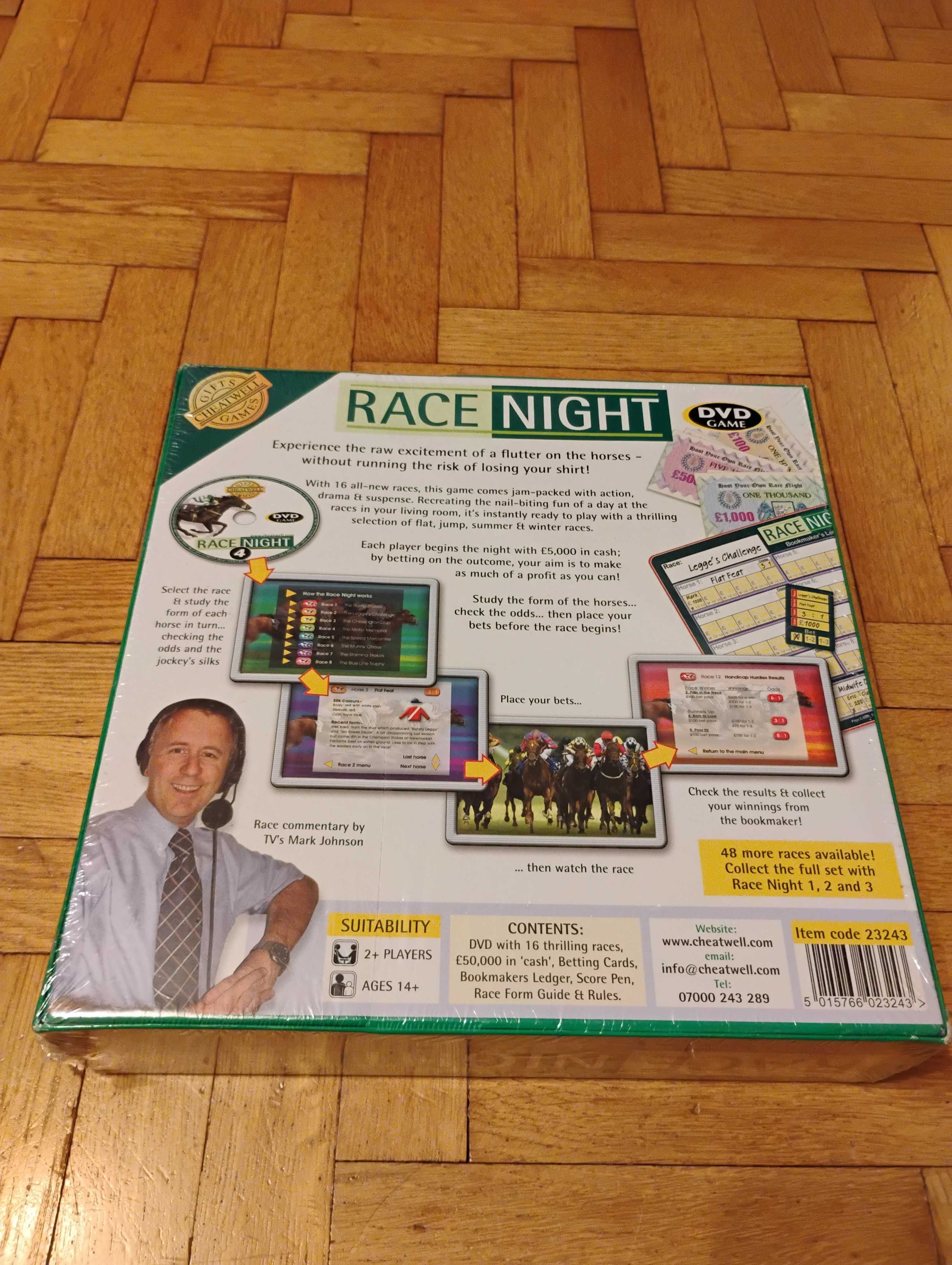 Gra planszowa Host Your Own Race Night DVD