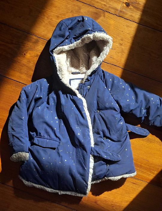Casaco pêlo Zara 3/4 anos