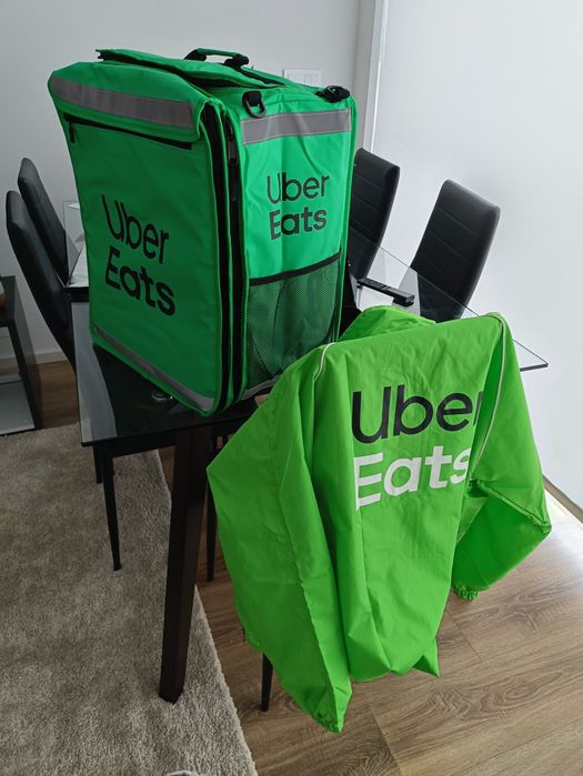 Mochila e Jaqueta Uber