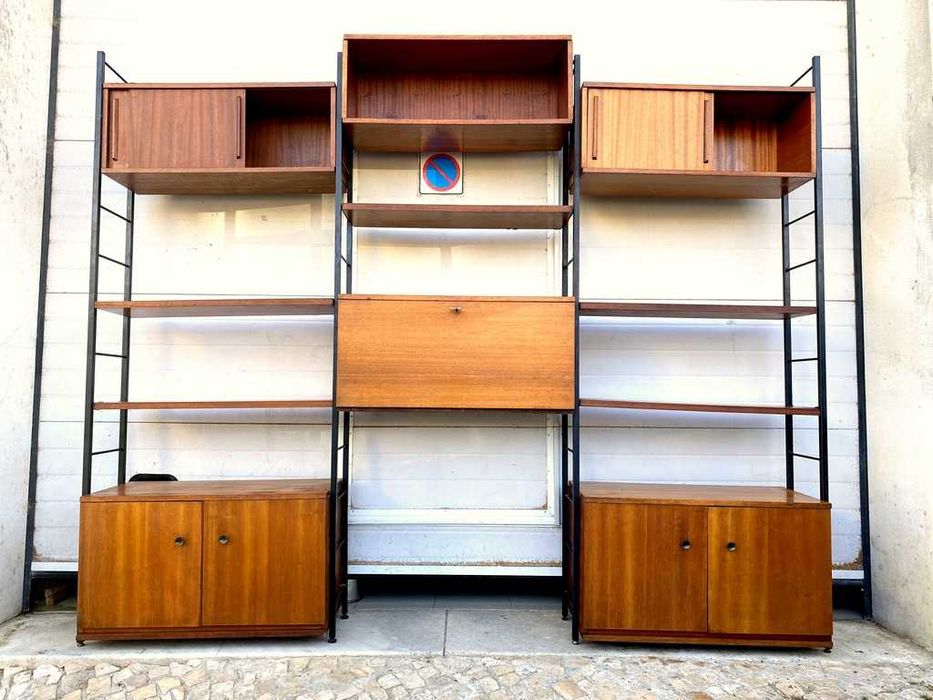Estante tripla olaio vintage 249comp x 27prof x 36prof x 201al