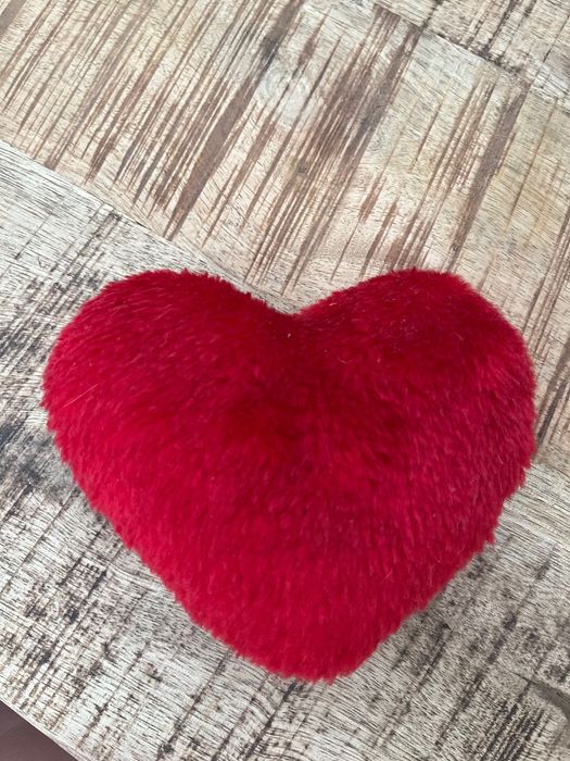 Serce Pluszowe Czerwone