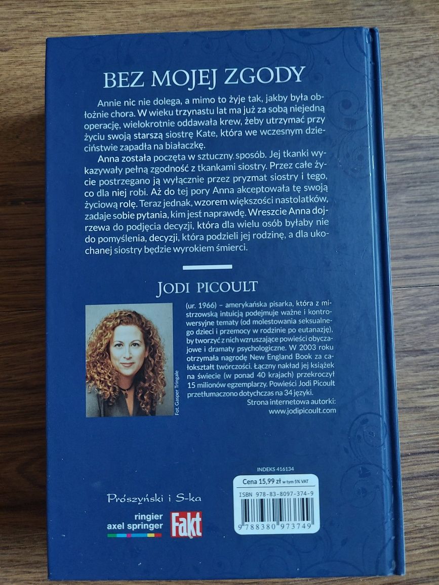 Ksiązka Bez mojej zgody