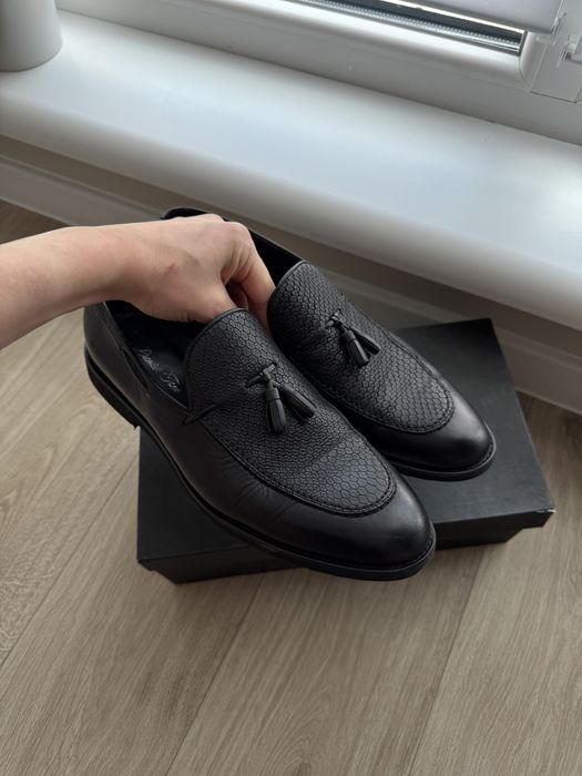 Лофери чоловічі, шкіряні