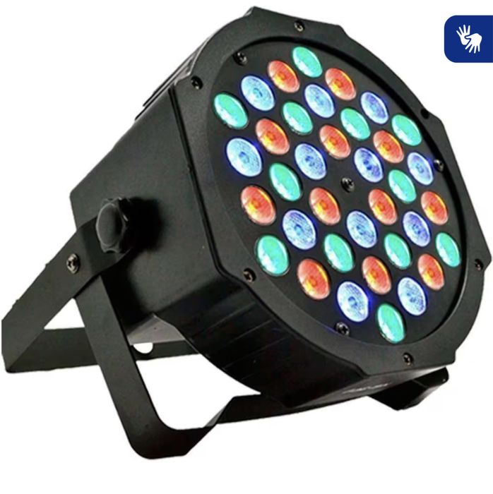 10 projetores 36 leds dmx  PAr led