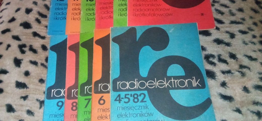 Radioelektronik miesięcznik 1982- 1983 PRL elektronika