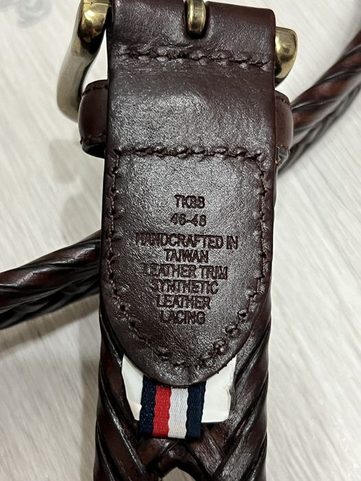 Ремень Tommy Hilfiger плетеный кожа