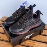 (1813) Кросівки Reebok Zig Kinetica сітка чорні (41-45) рібок
