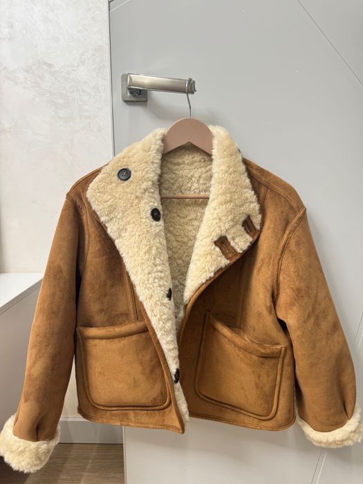 Шуба ( дублянка) двохстороння Zara s