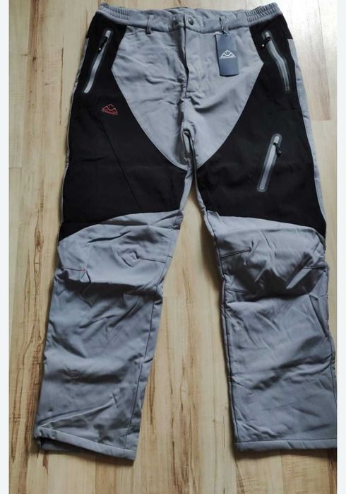 Damskie wodoodporne spodnie do chodzenia z kieszeniami na zamek, lekki