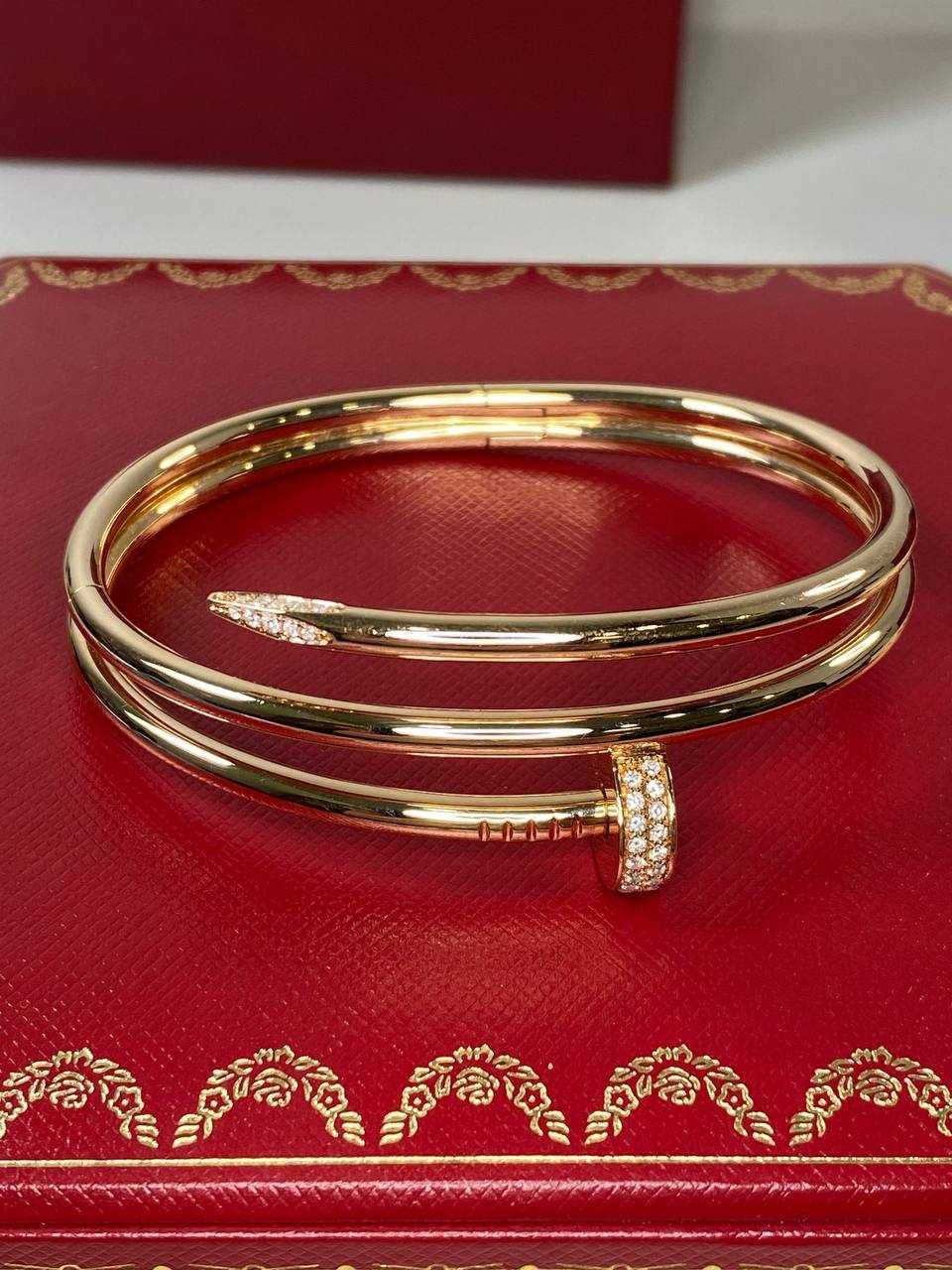 Золотой браслет Cartier Juste Un Clou 17