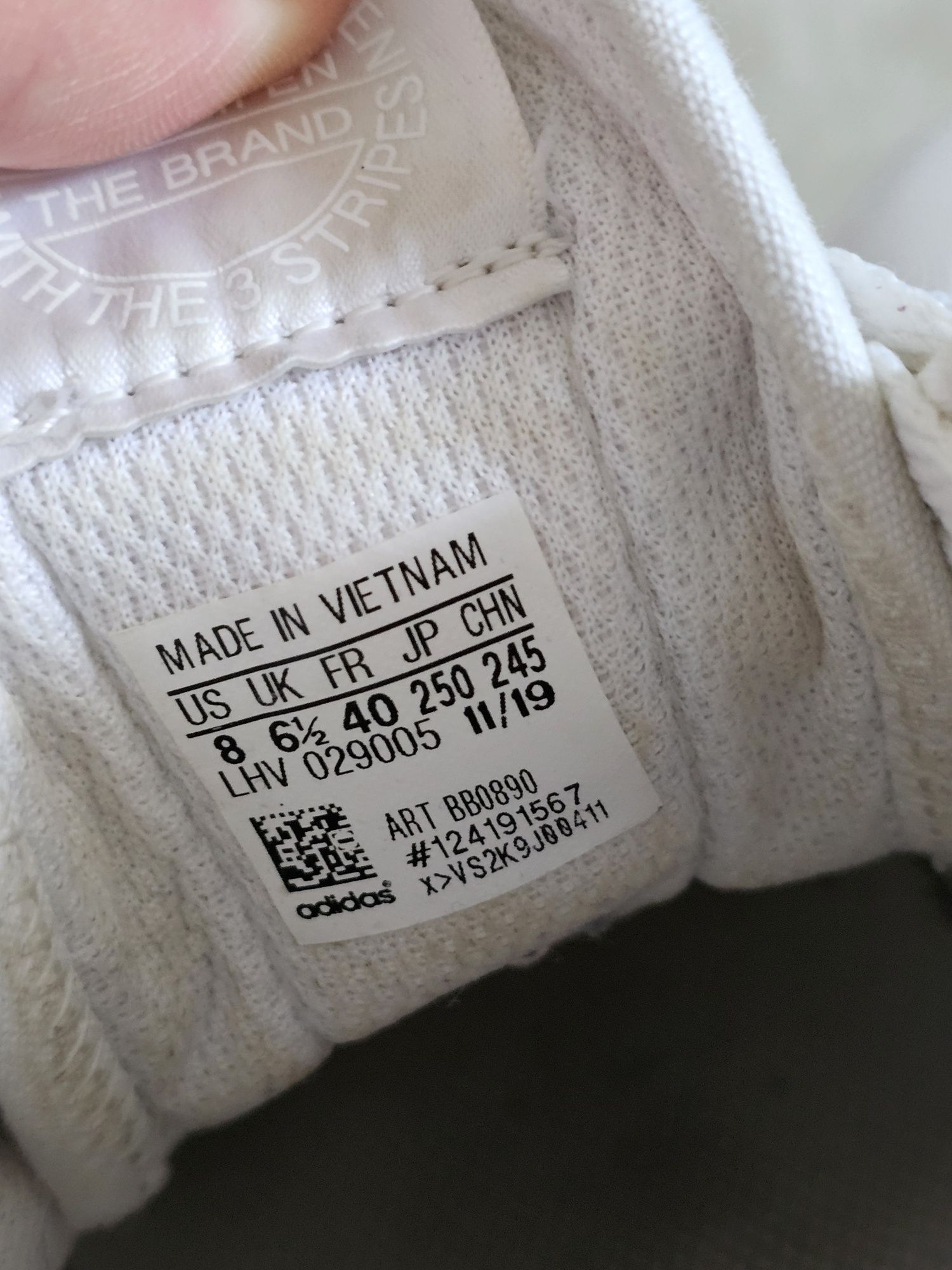 Buty Trampki Adidas Honey LO Rozmiar 40 Białe skórzane Tenisiówki