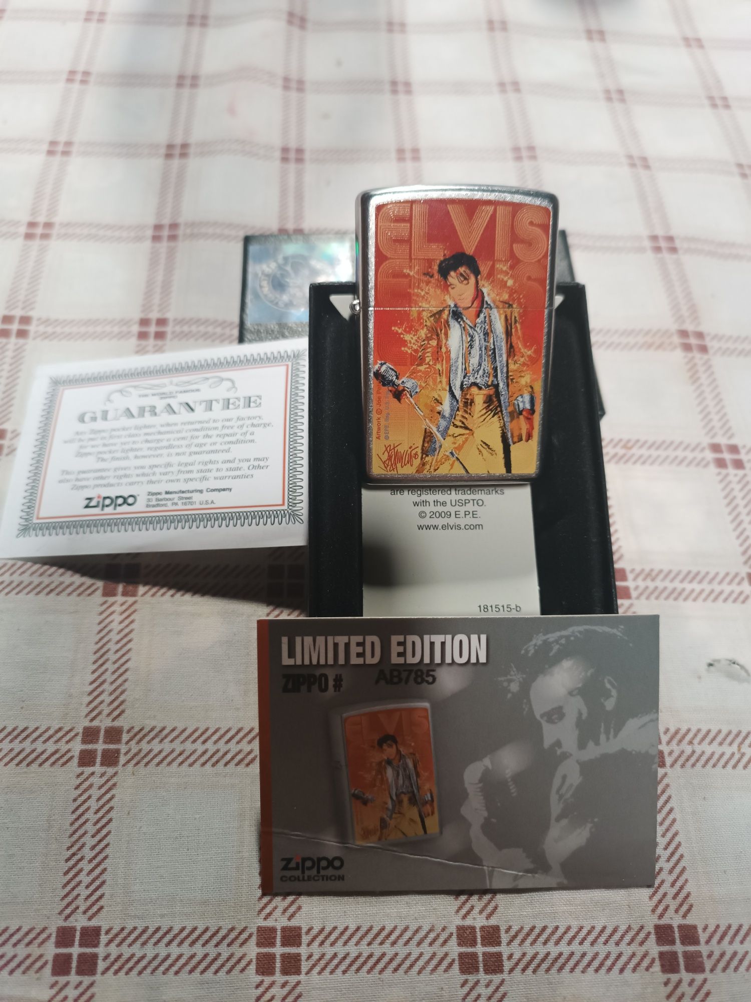 Zippo Novo Original Elvis Presley