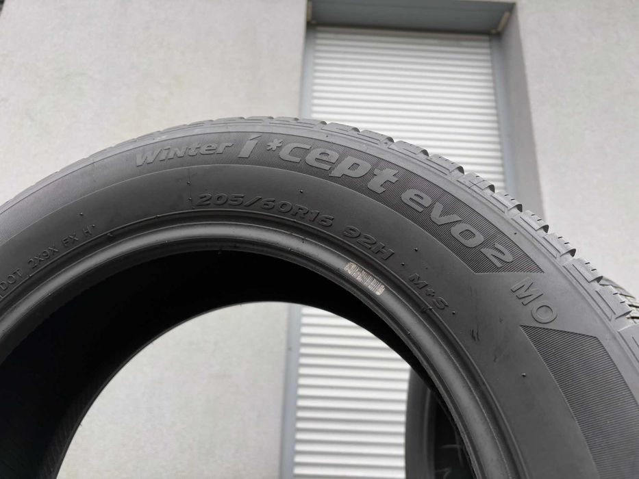 2szt zimowe 205/60R16 Hankook 7,5mm 2022r świetny stan! Z106 gwarancja