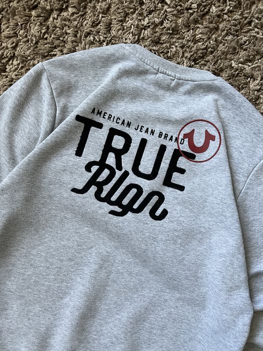 Свитшот True Religion серый