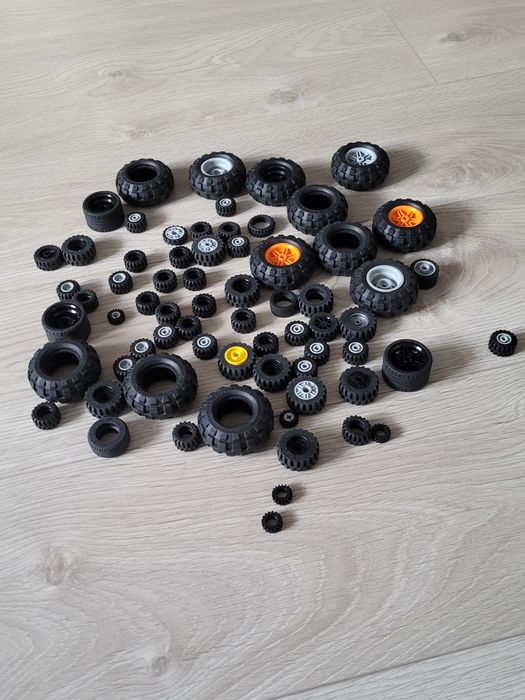 Lego mix klocków + koła waga 5,8 kg