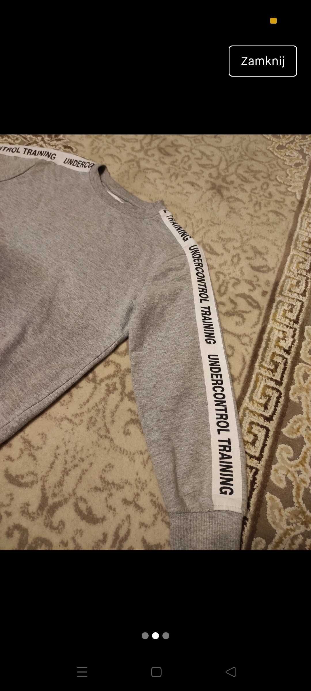 Bluza szara dla dziewczynki