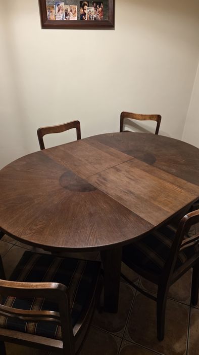 Do renowacj stół z lat 50 plus 6 krzeseł