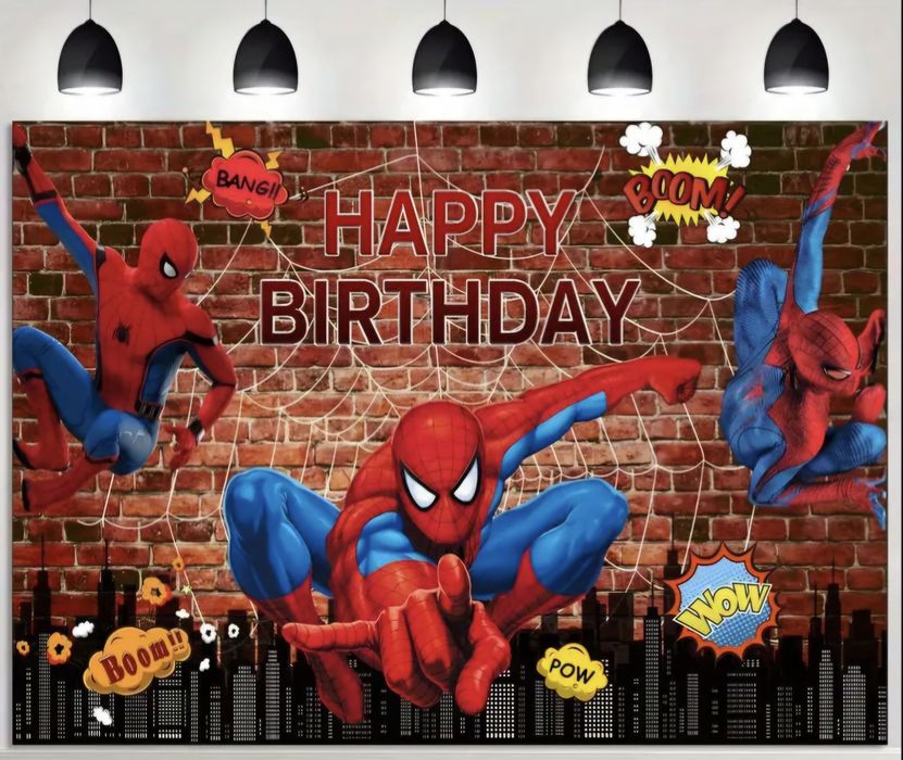 Декорація-фон із супергероїм Людина-павук
