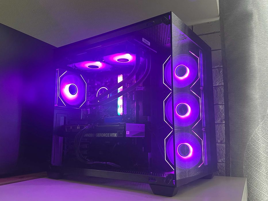 Nowy Komputer RTX 5060 Ryzen 5 FV23% AIO Akwarium Gamingowy do Gier