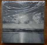 Nowy foto obraz na drewnianej ramie szary krajobraz morze 27,5x27,5 cm
