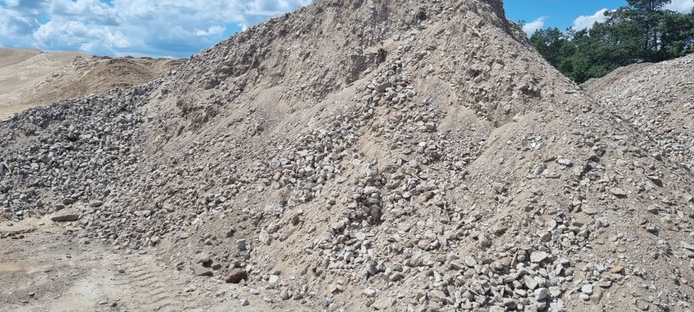 Żwir drogowy, mieszanka 0-31,5, gruz betonowy